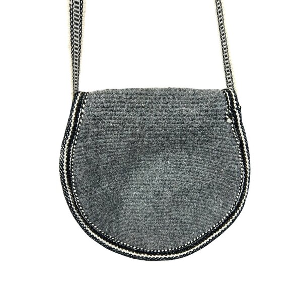 Handmade Woolen Crossbody Bag Horse and Tribal Pattern Cowgirl Core Southwest - Picture 6 of 9